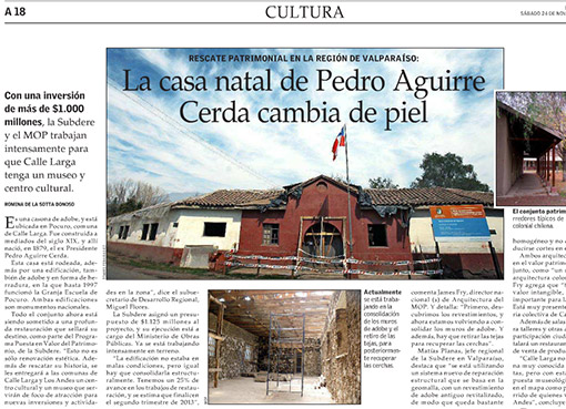 CENTRO CULTURAL CASA PEDRO AGUIRRE CERDA